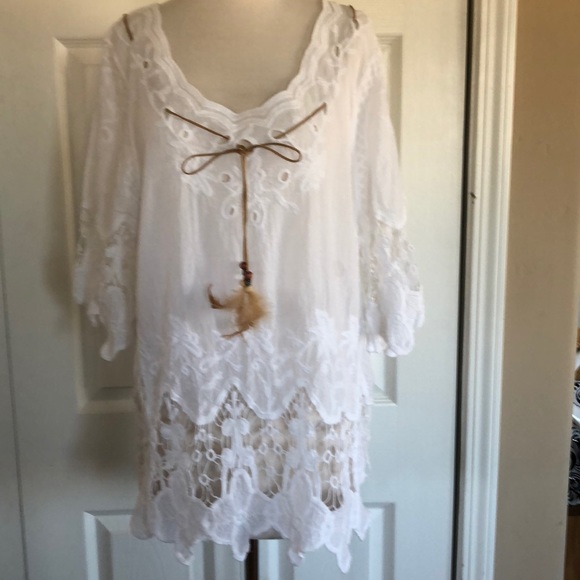 🌟Host Pick🌟 POL Boho Top - Picture 2 of 7